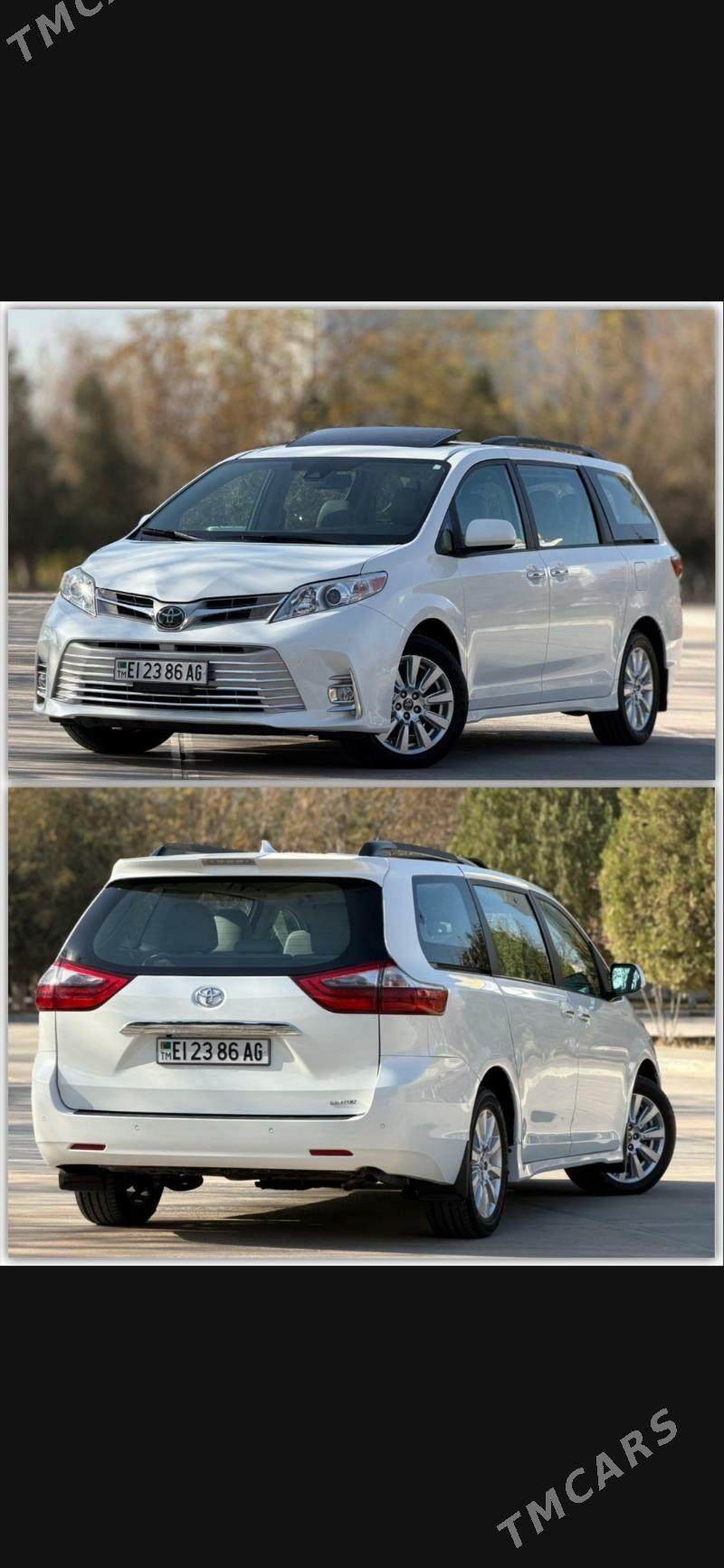 Toyota Sienna 2019 - 475 000 TMT - Ашхабад - img 2