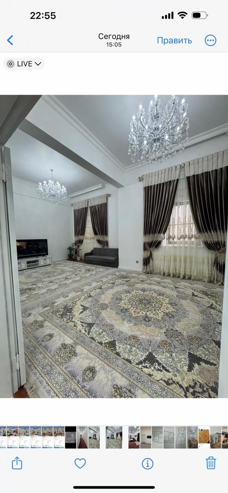 Подвойская элитка 3 ком - ул. Подвойского (Битарап Туркменистан шаёлы) - img 5