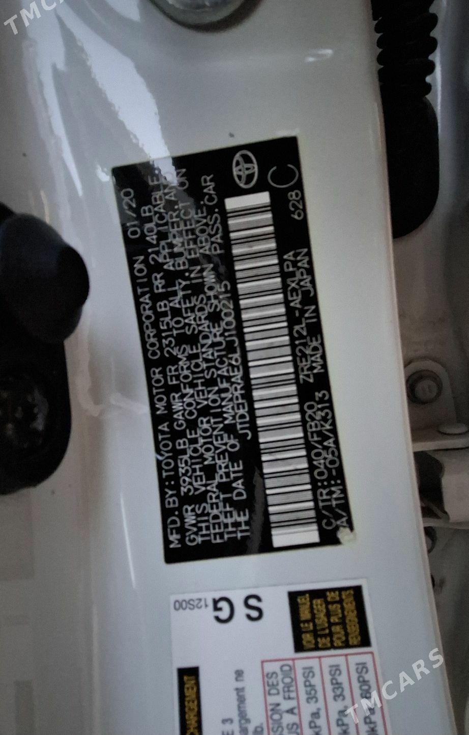 Toyota Corolla 2020 - 245 000 TMT - Гёкдже - img 10