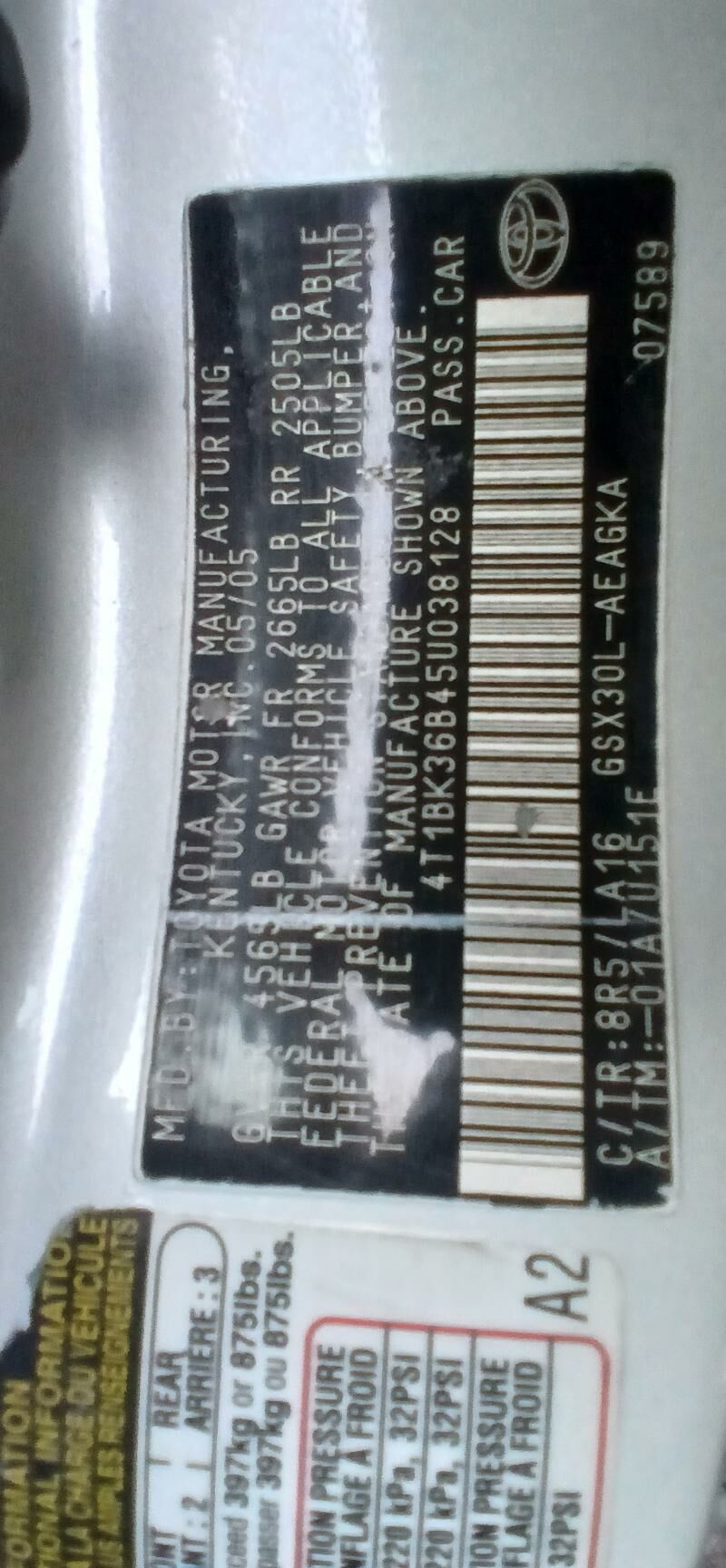 Toyota Avalon 2005 - 168 000 TMT - Gökdepe - img 8