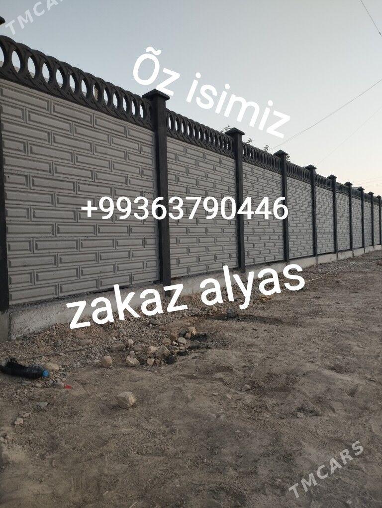beton zaborlar (hayat) - Baýramaly - img 3