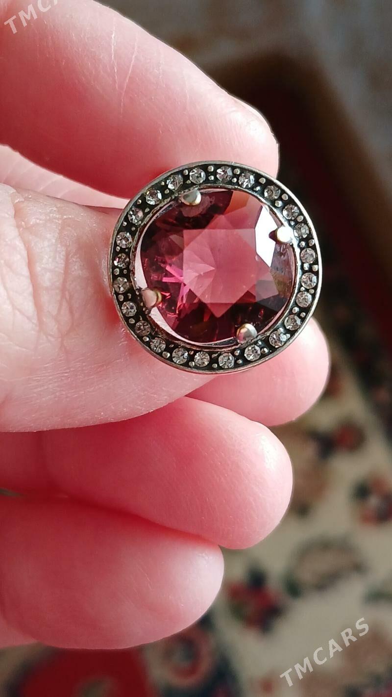 Gyzyl gaşly SSR kumus yuzugi - Aşgabat - img 5