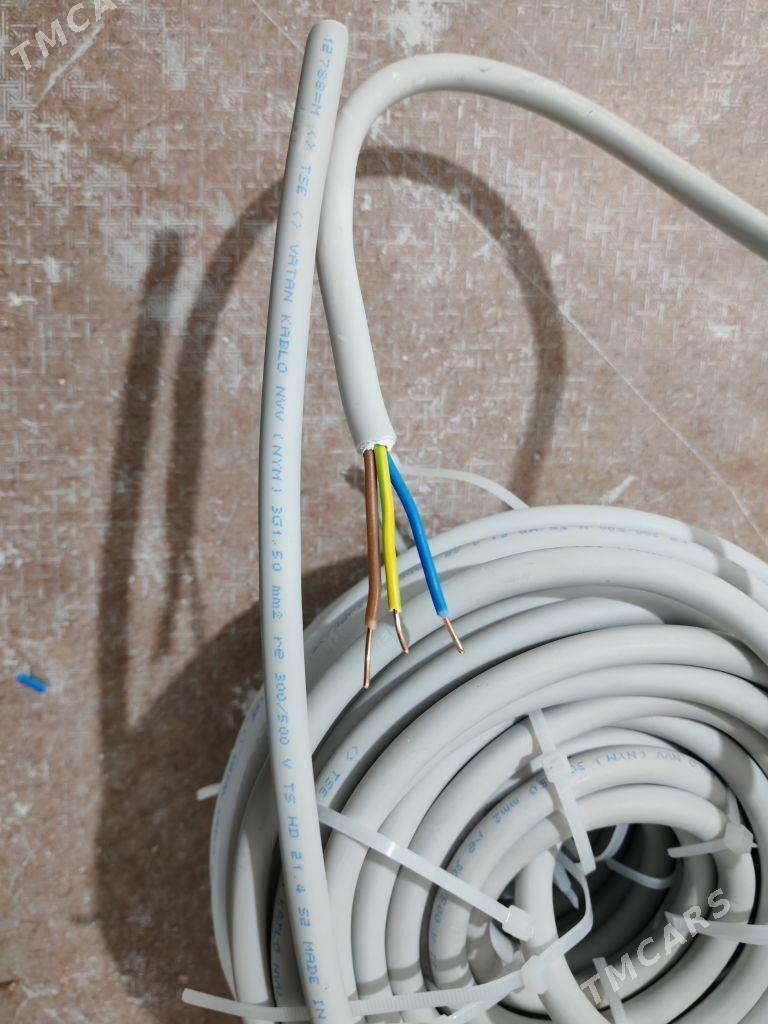 Kabel Vatan 3x1,5 30metr - Balkanabat - img 2