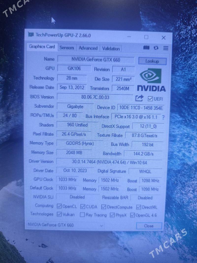 GTX 660 2 G DDR5 192BIT Gigaby - Aşgabat - img 5