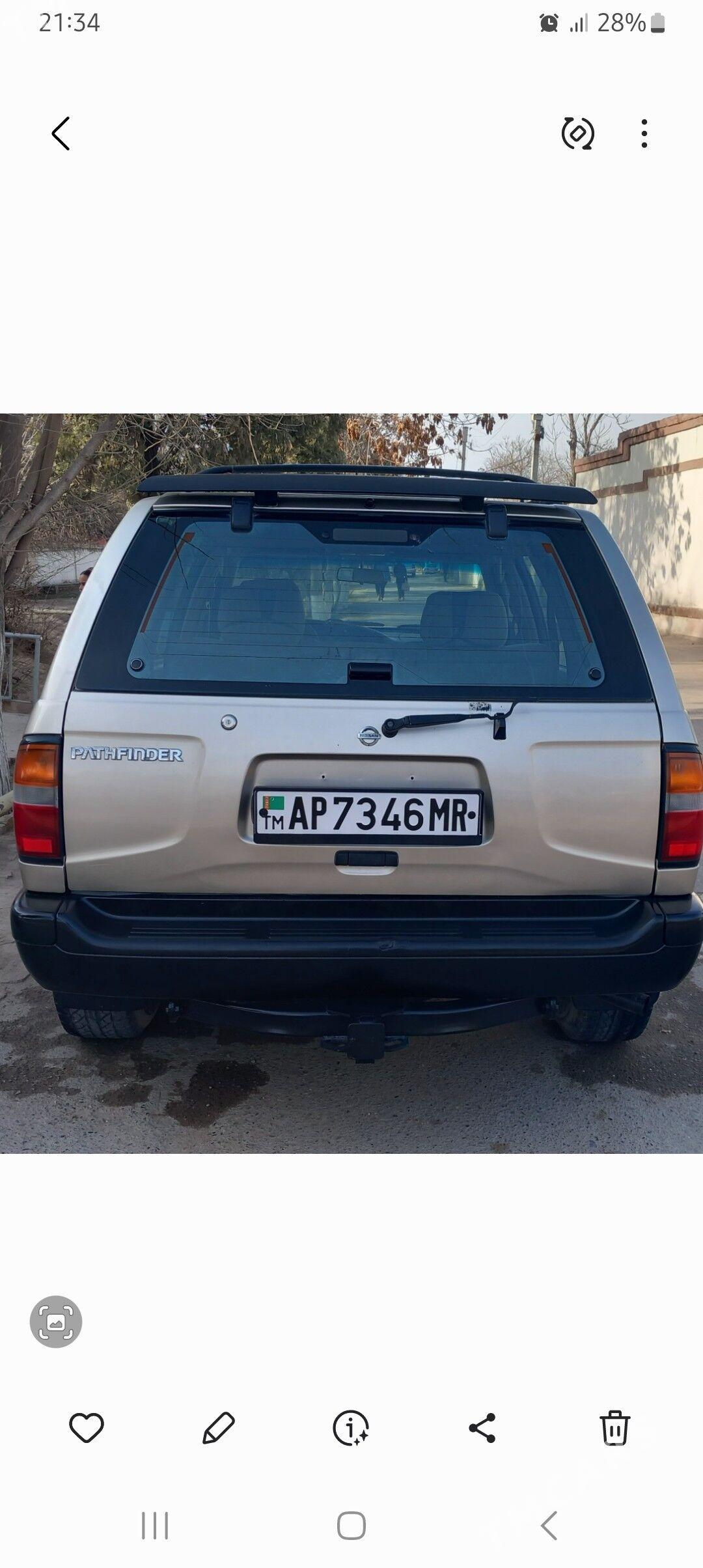 Nissan Pathfinder 1996 - 70 000 TMT - Байрамали - img 1