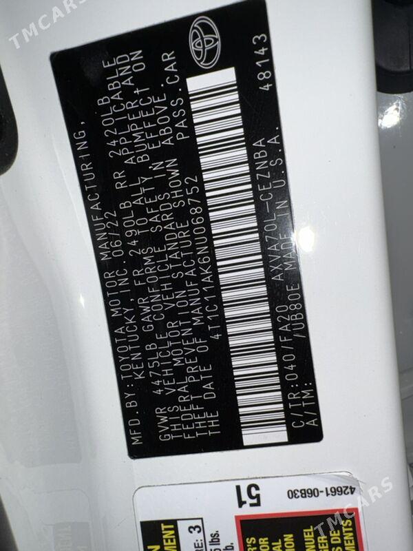 Toyota Camry 2022 - 353 000 TMT - Aşgabat - img 5