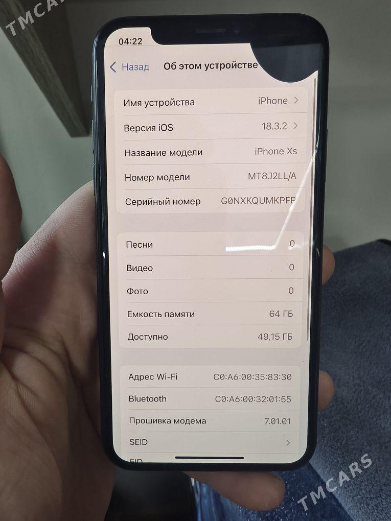 iPhone Xs 64gb - Ашхабад - img 3