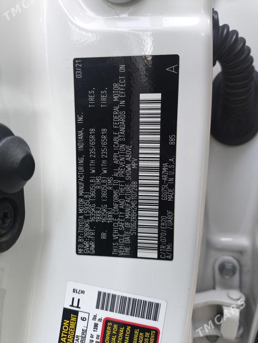 Toyota Highlander 2021 - 670 000 TMT - Aşgabat - img 10