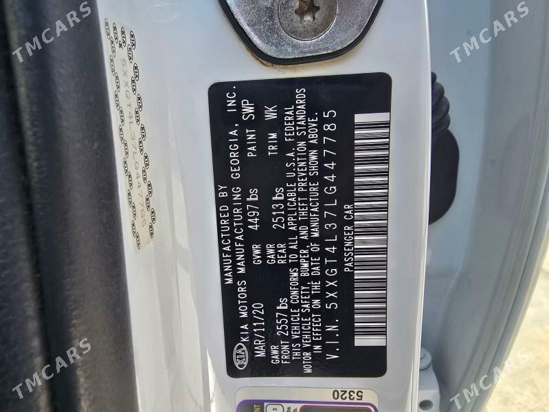 Kia Optima 2020 - 225 000 TMT - Мары - img 10