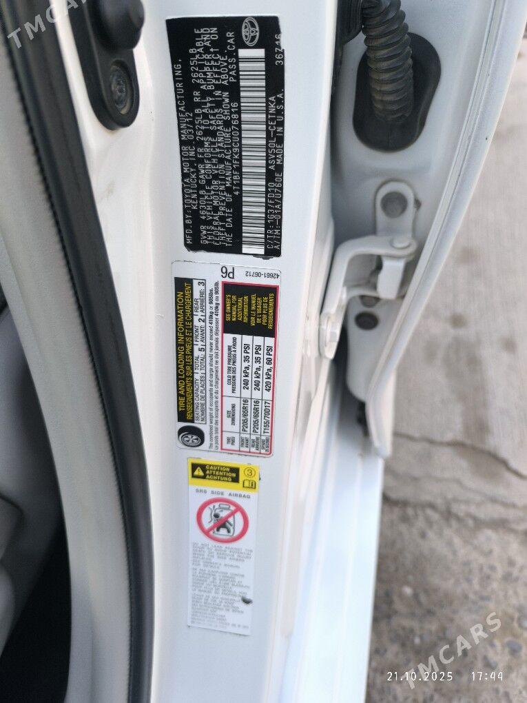 Toyota Camry 2012 - 220 000 TMT - Мары - img 6