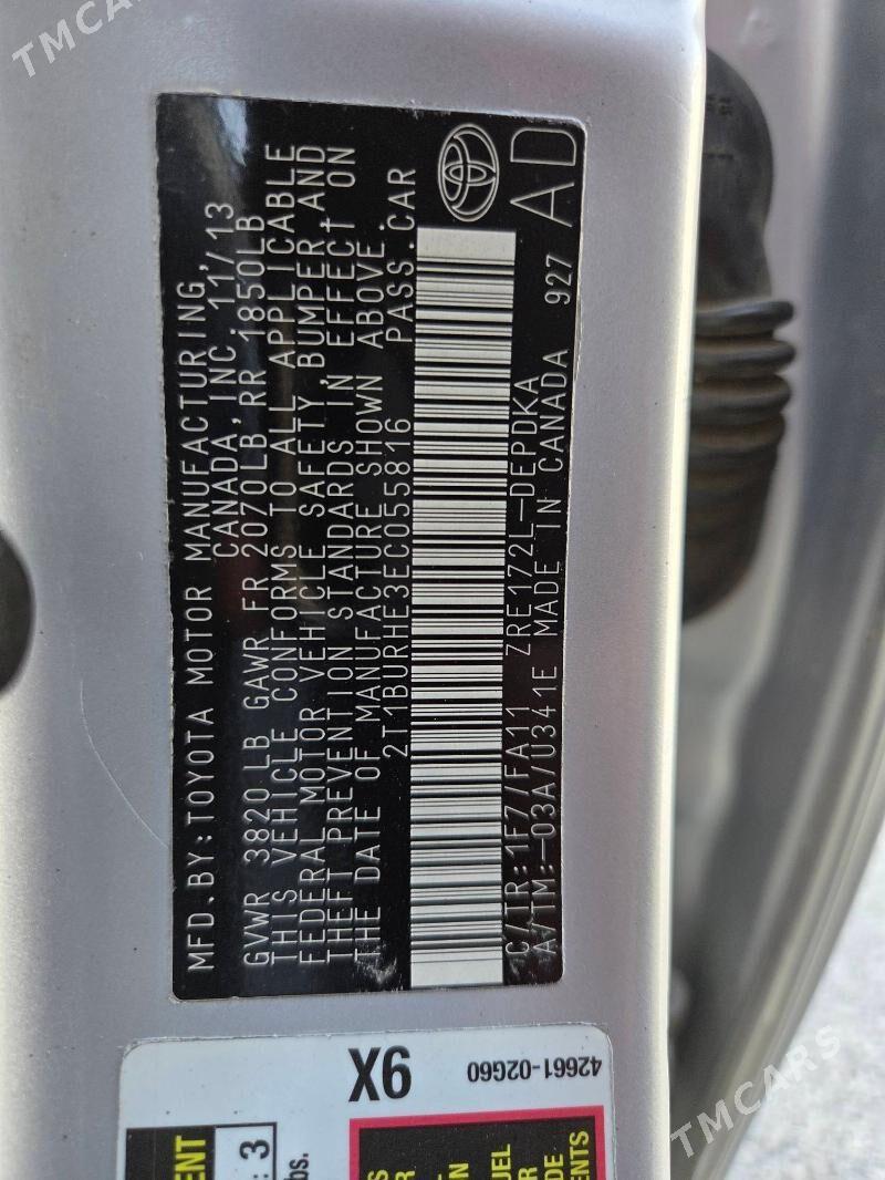 Toyota Corolla 2013 - 200 000 TMT - Aşgabat - img 10