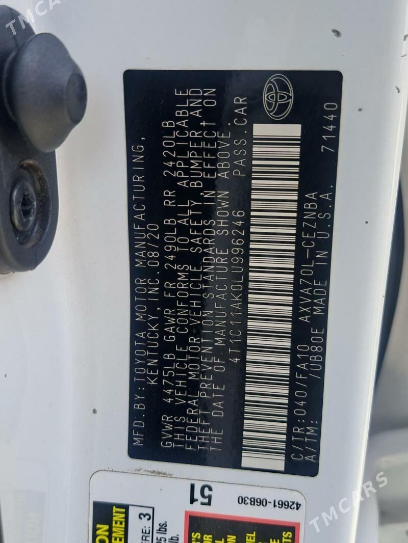 Toyota Camry 2020 - 310 000 TMT - Мары - img 6