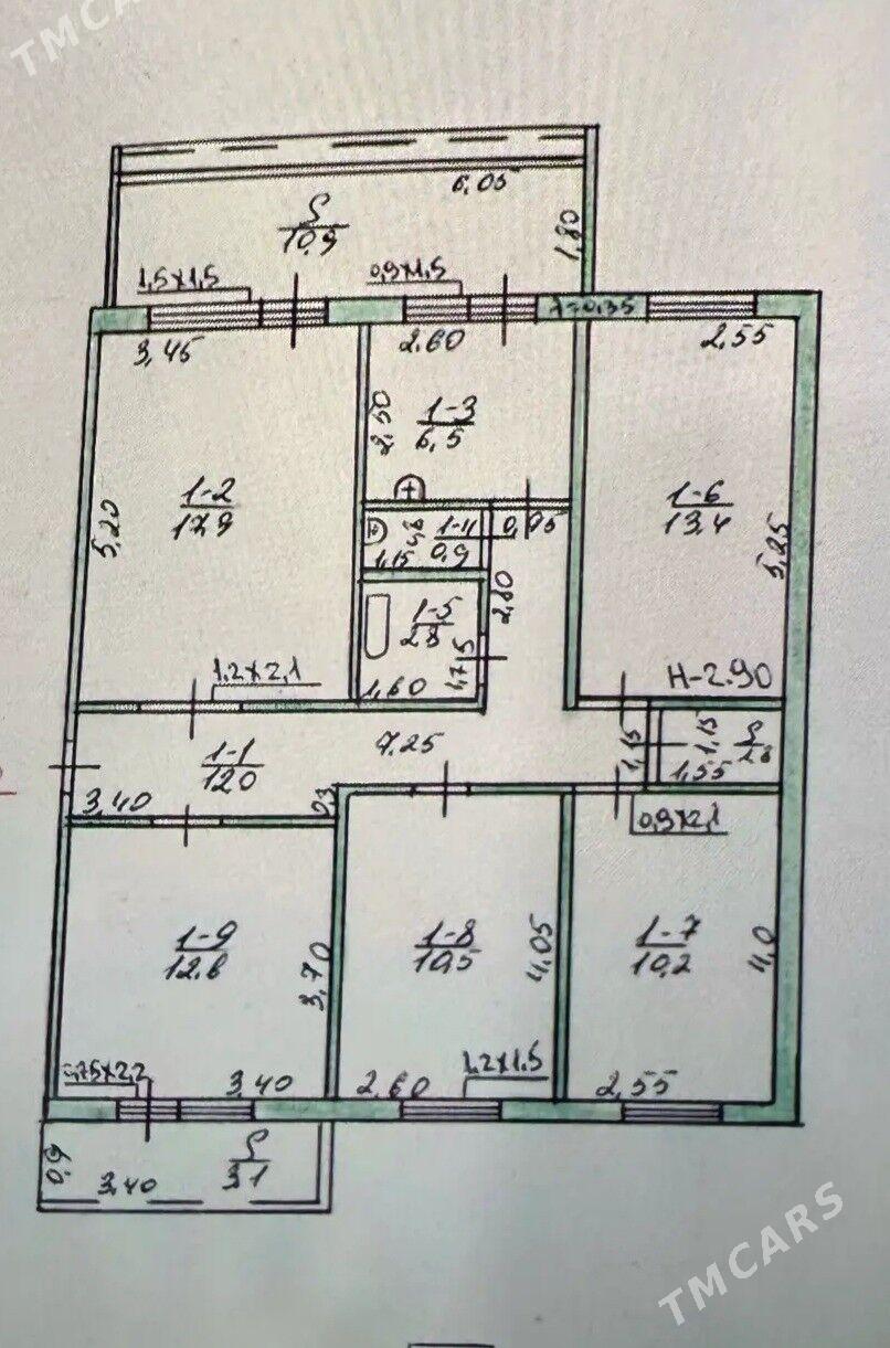 Dosaf 2 etaj 5 komnat gyssagly - Ашхабад - img 2
