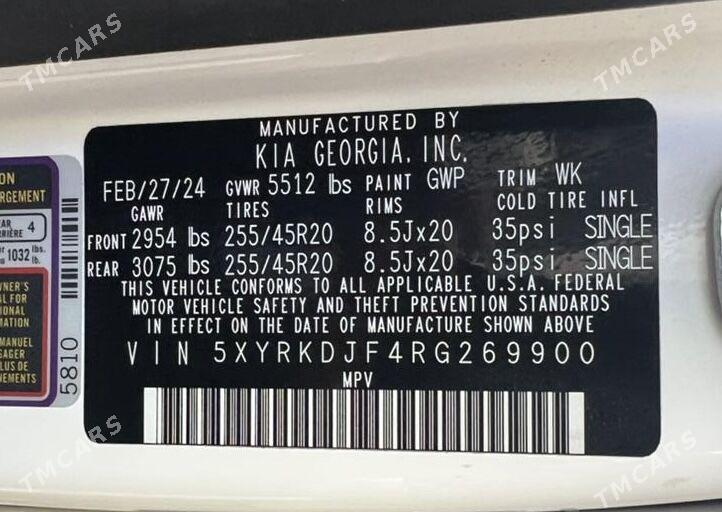 Kia Sorento 2024 - 695 000 TMT - Ашхабад - img 10