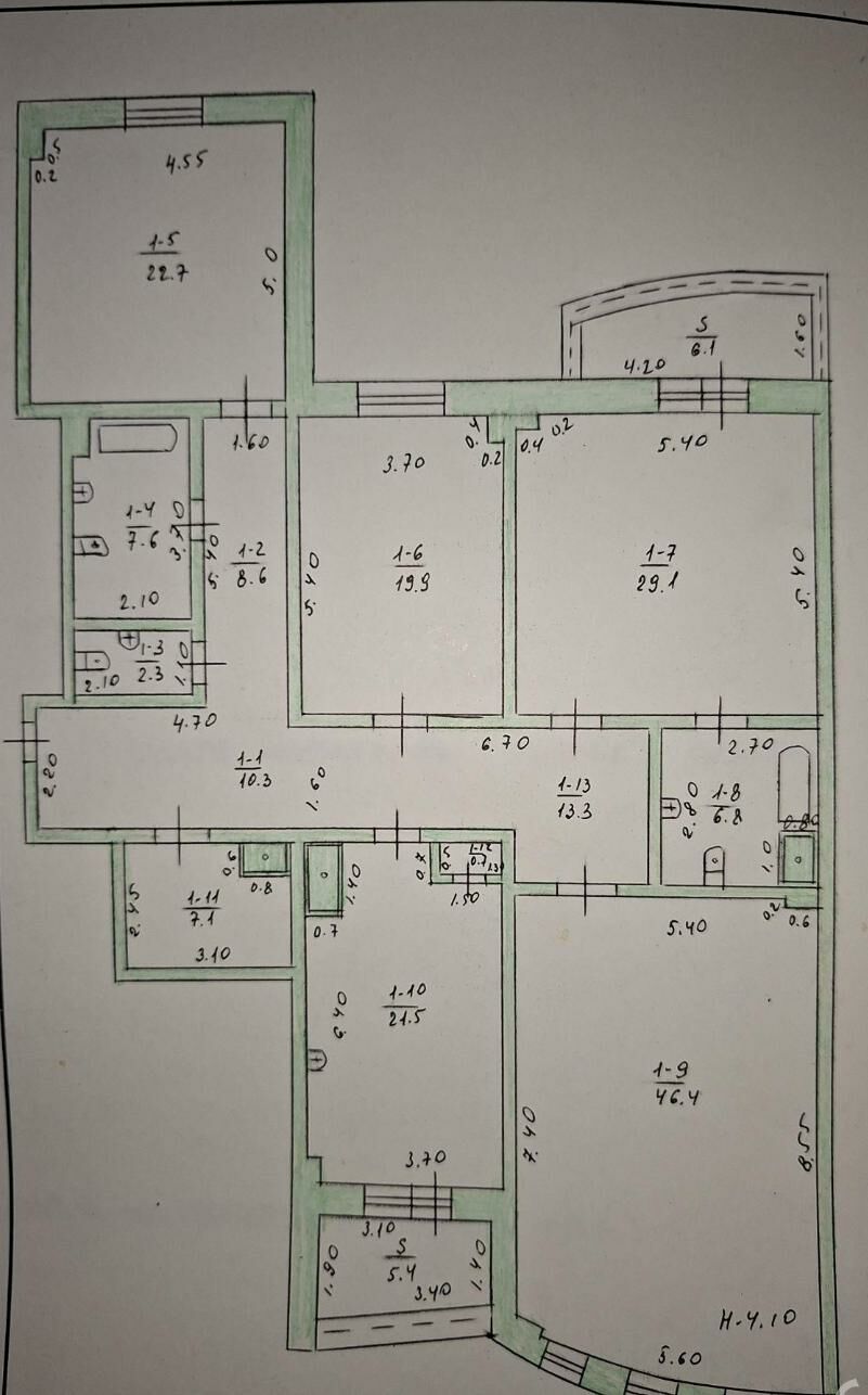 Podwoiskiy Elitka 4 kom arzan - Aşgabat - img 3