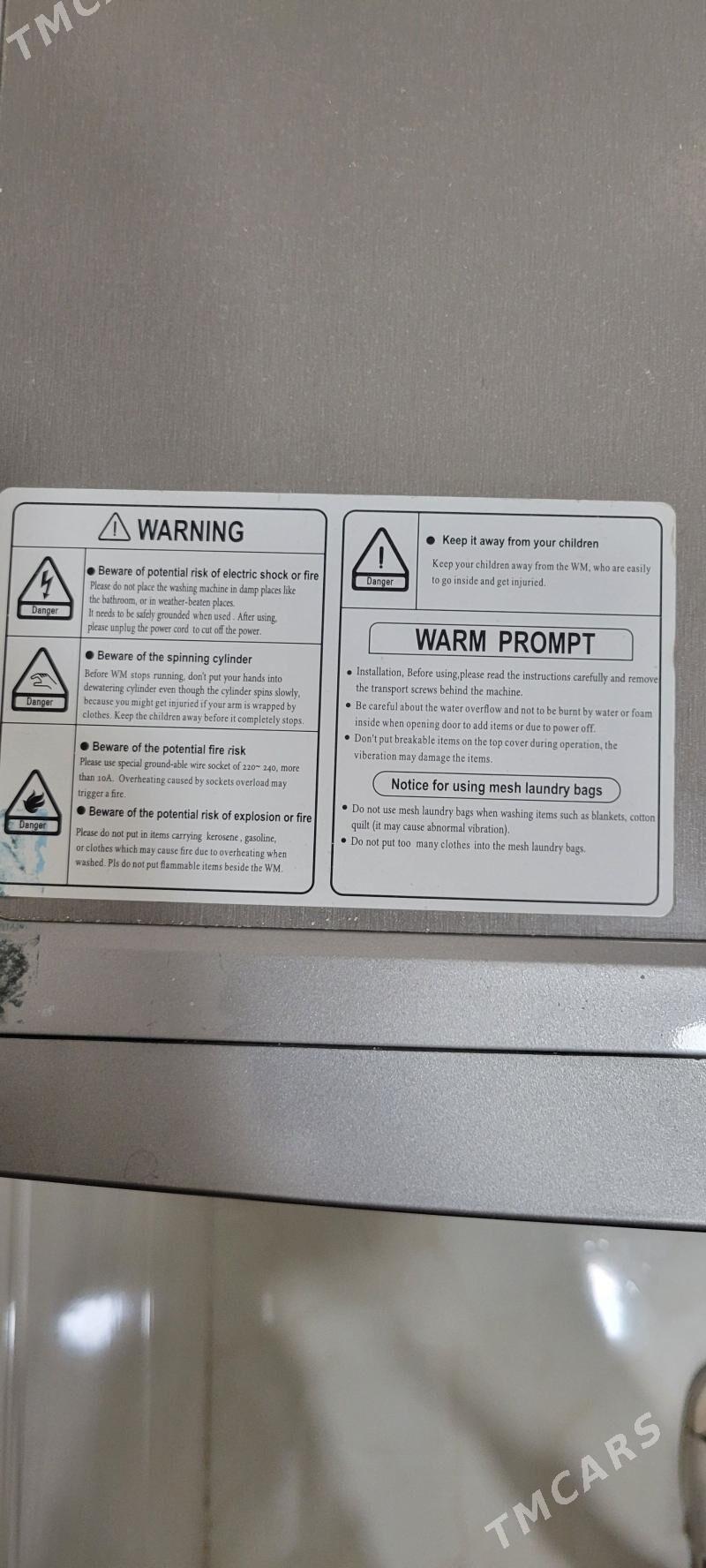 Skyworth kir masyn 6kg - Aşgabat - img 5