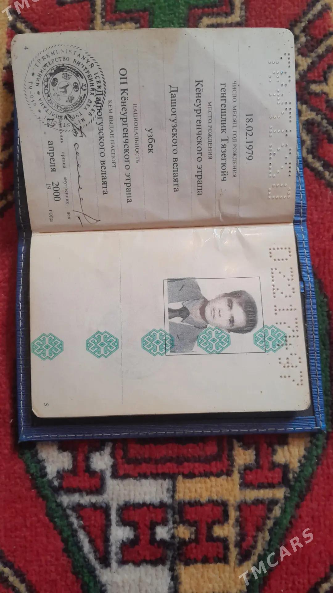 Pasport Bazarbaýew - Köneürgenç - img 3