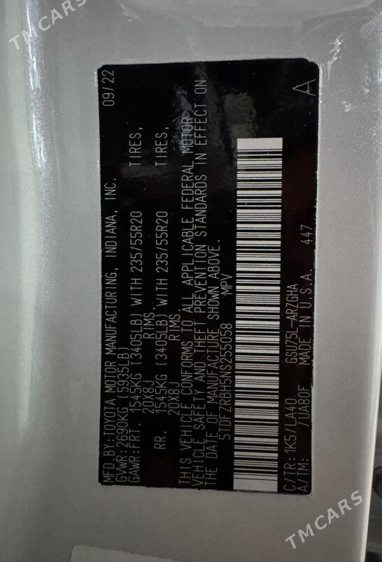 Toyota Highlander 2023 - 850 000 TMT - Байрамали - img 10