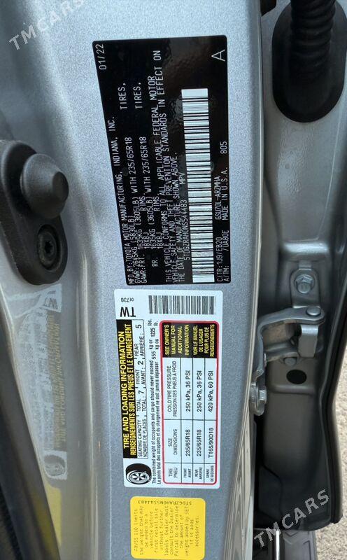 Toyota Highlander 2022 - 580 000 TMT - Ашхабад - img 4