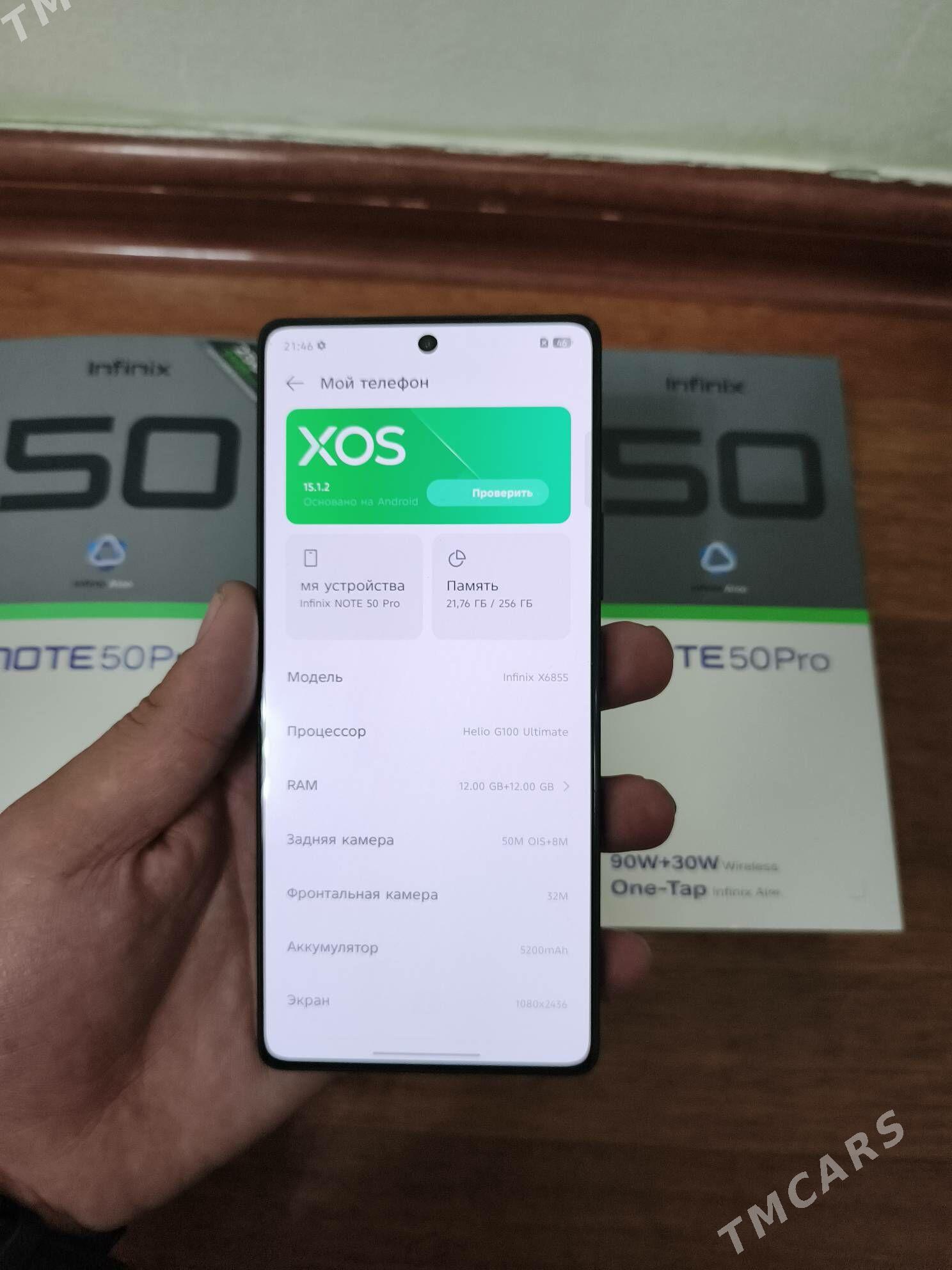 INFINIX Note 50 pro 24/256 - Ашхабад - img 3