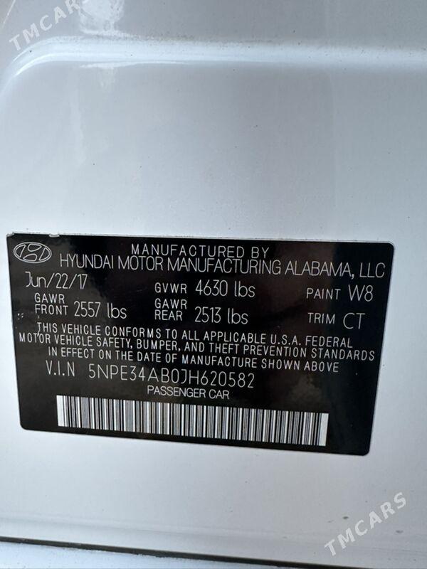 Hyundai Sonata 2018 - 219 000 TMT - Aşgabat - img 6