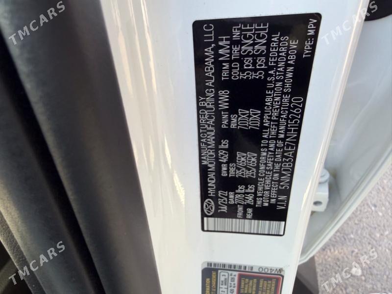 Hyundai Tucson 2022 - 333 000 TMT - Ашхабад - img 7