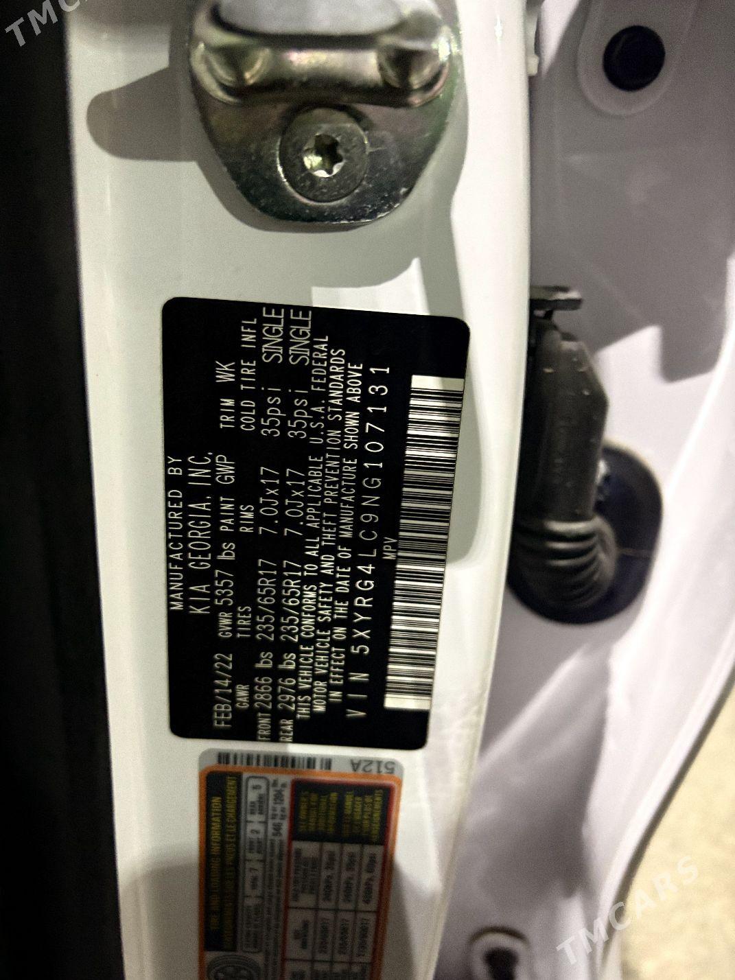 Kia Sorento 2022 - 340 000 TMT - Ашхабад - img 5