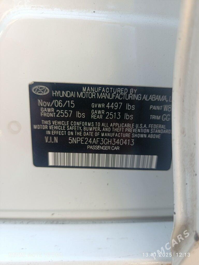 Hyundai Sonata 2015 - 172 000 TMT - Aşgabat - img 7