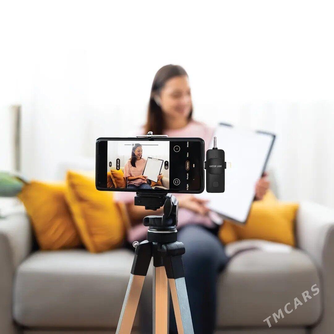 Микрофон Green Lion 3в1 (Type-C, Lightening,AUX) - Ашхабад - img 3