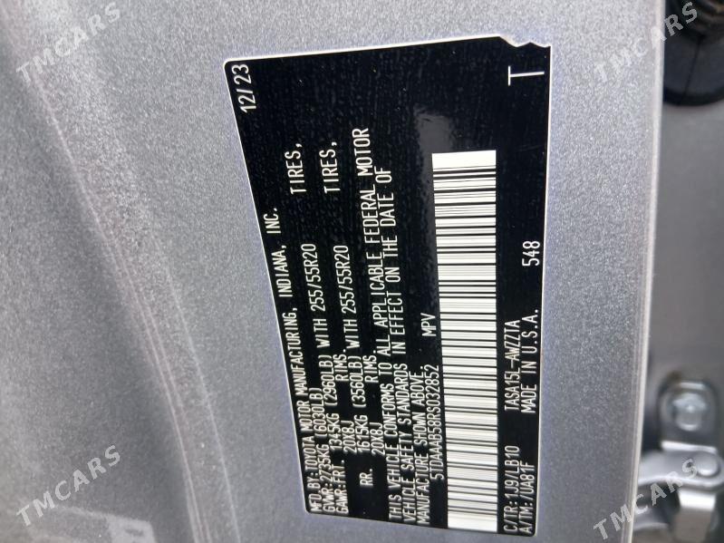 Toyota Grand Highlander 2024 - 800 000 TMT - Мары - img 7