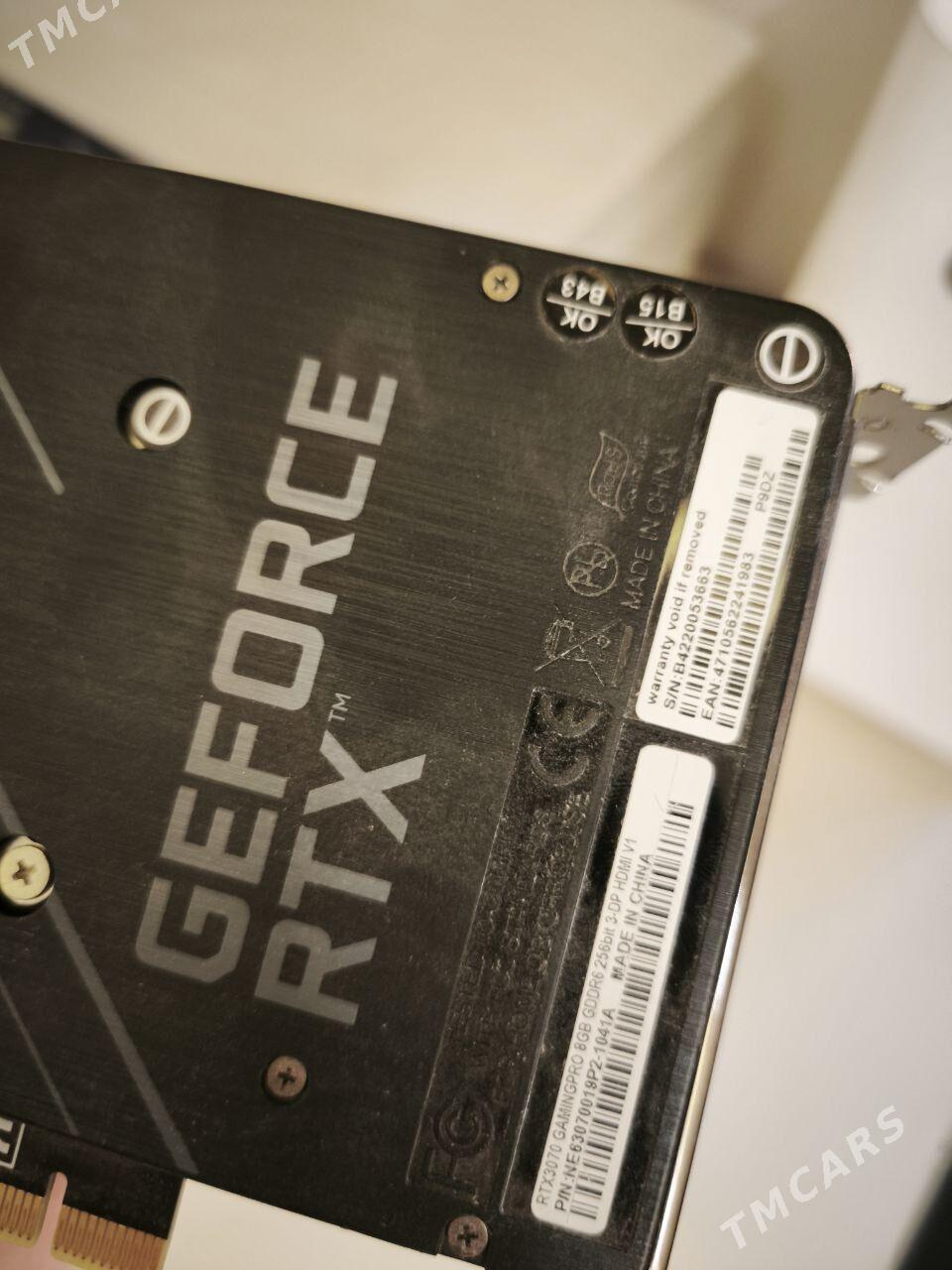 Видеокарта Palit GeForce RTX 3070 GamingPro 8GB Б/ - Ашхабад - img 5
