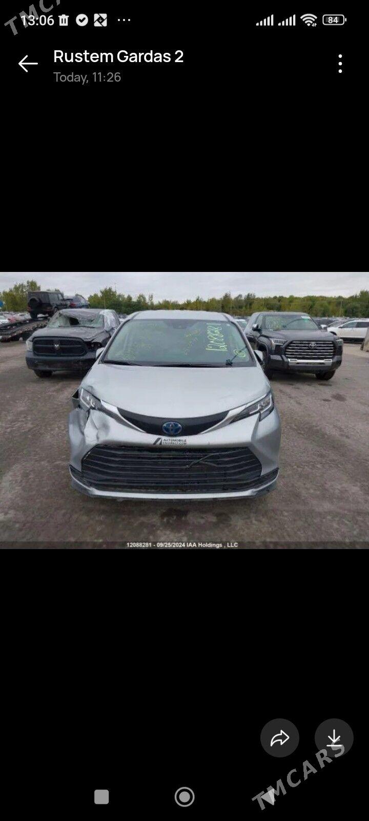 Toyota Sienna 2021 - 465 000 TMT - "Altyn Asyr" Gündogar bazary (Jygyllyk) - img 8