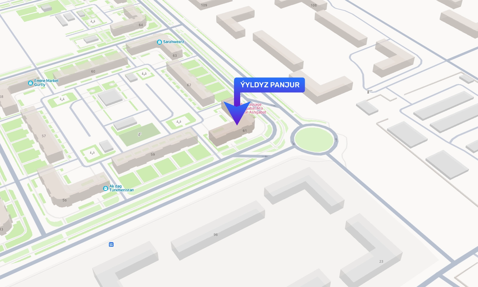 ÝYLDYZ PANJUR Map Location