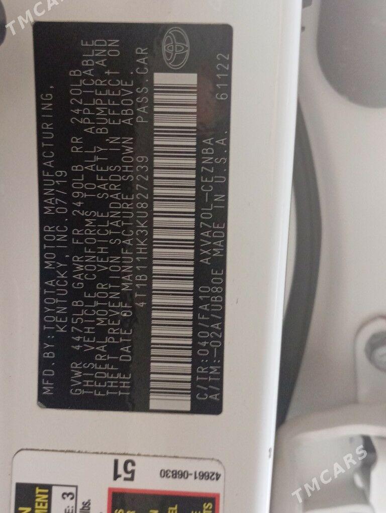 Toyota Camry 2019 - 315 000 TMT - Мургап - img 5