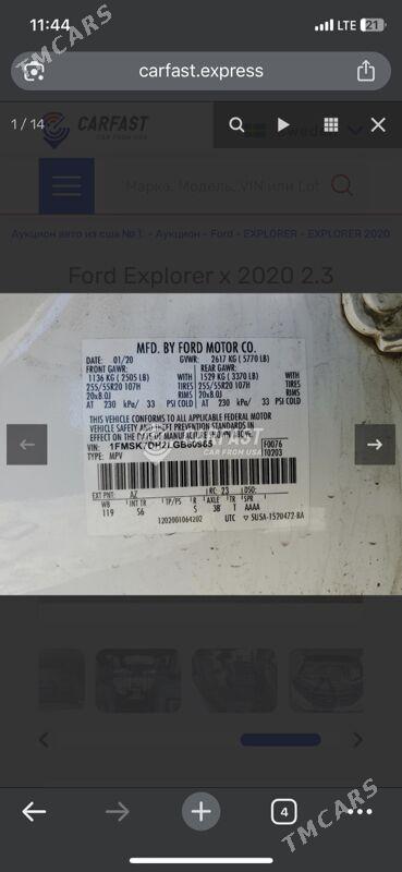 Ford Explorer 2020 - 435 000 TMT - Ашхабад - img 7