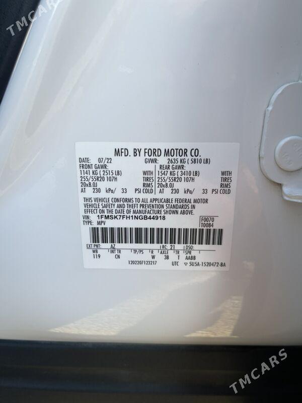 Ford Explorer 2022 - 430 000 TMT - Мары - img 6
