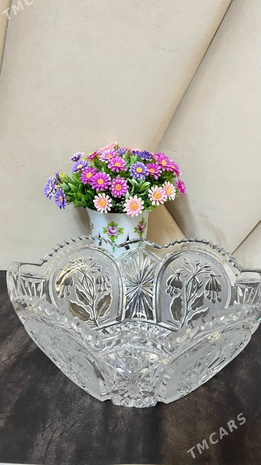 ХРУСТАЛЬНЫЕ ВАЗЫ ЧЕХИЯ - Ашхабад - img 2