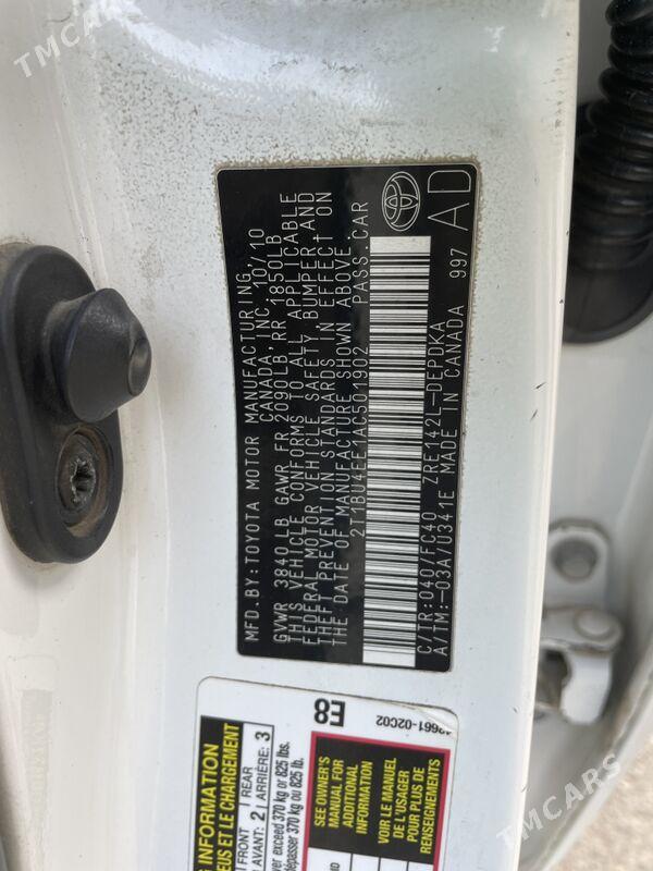 Toyota Corolla 2010 - 155 000 TMT - Ашхабад - img 7