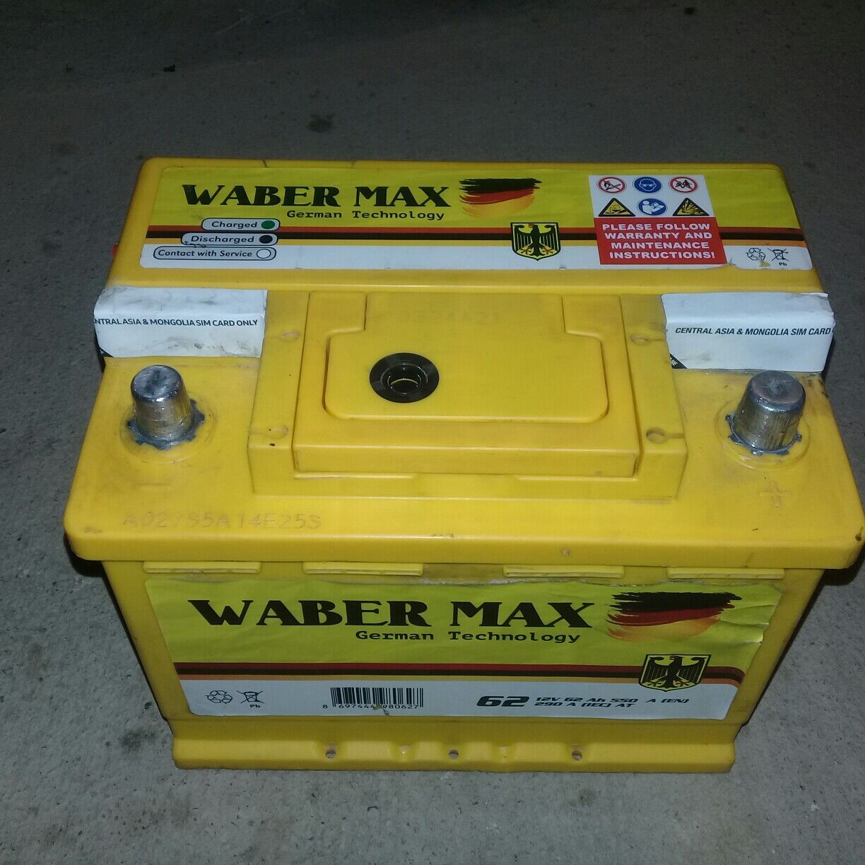 AKUMLYATOR WABER MAX 280 TMT - Дашогуз - img 4