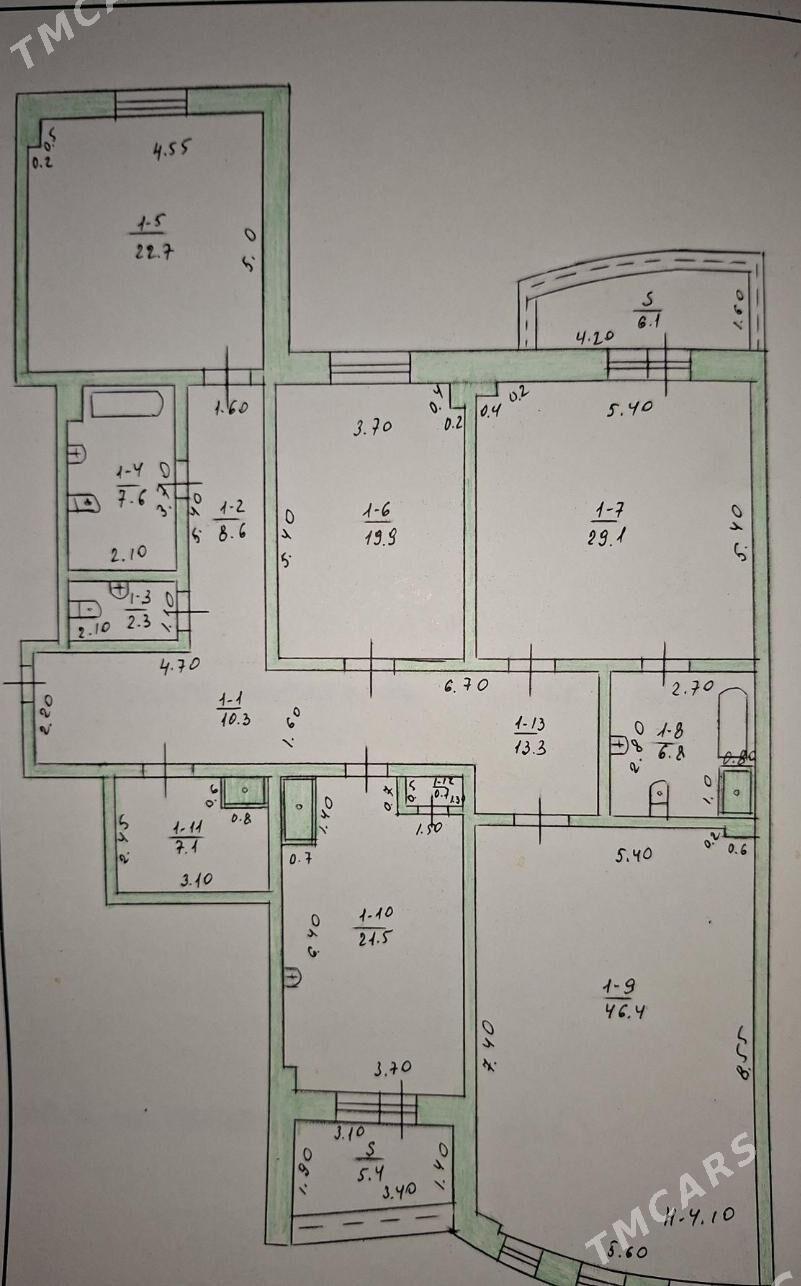 Podwoiskiy Elitka 4 kom arzan - Aşgabat - img 2