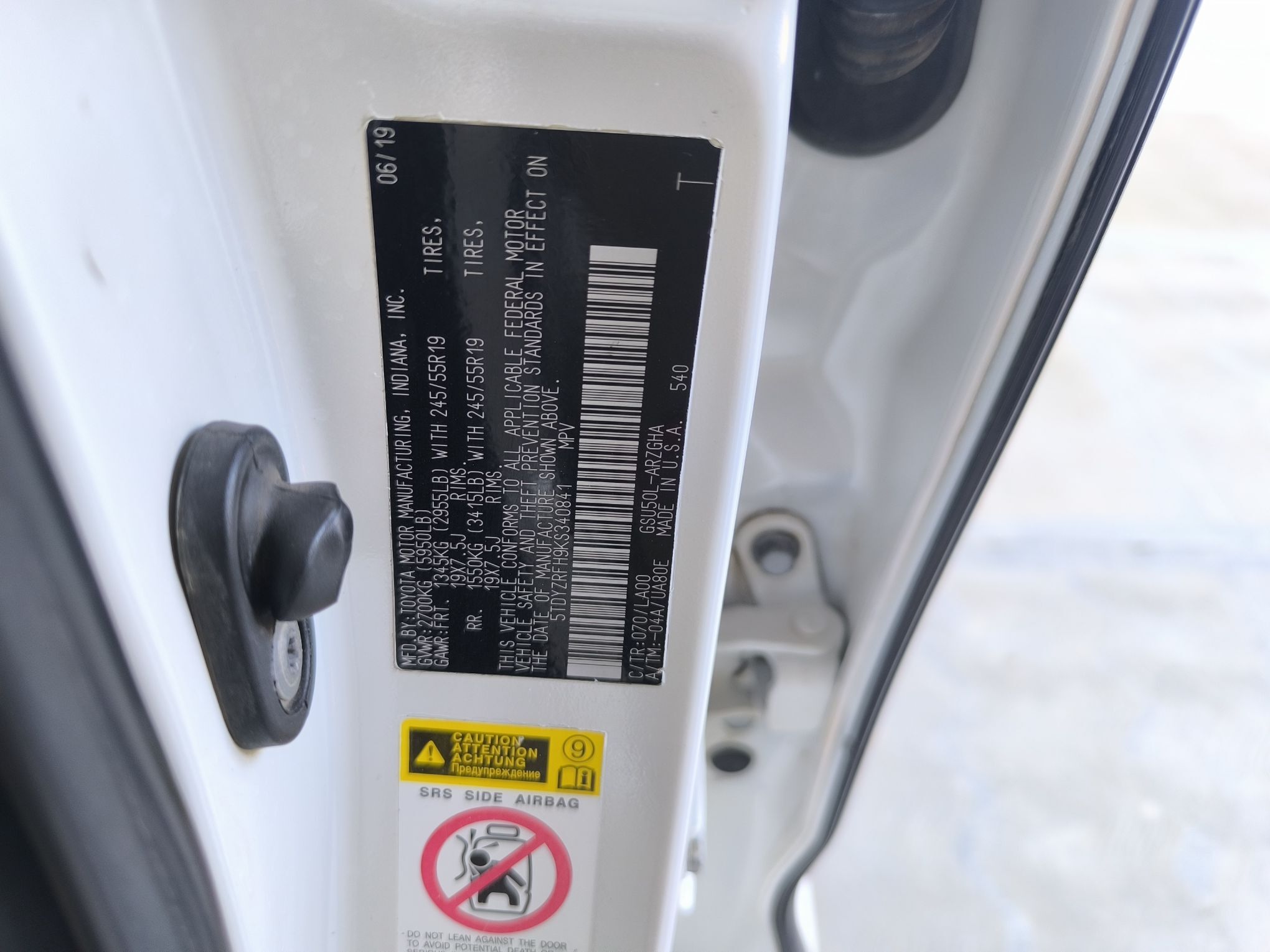 Toyota Highlander 2019 - 560 000 TMT - Mary - img 3