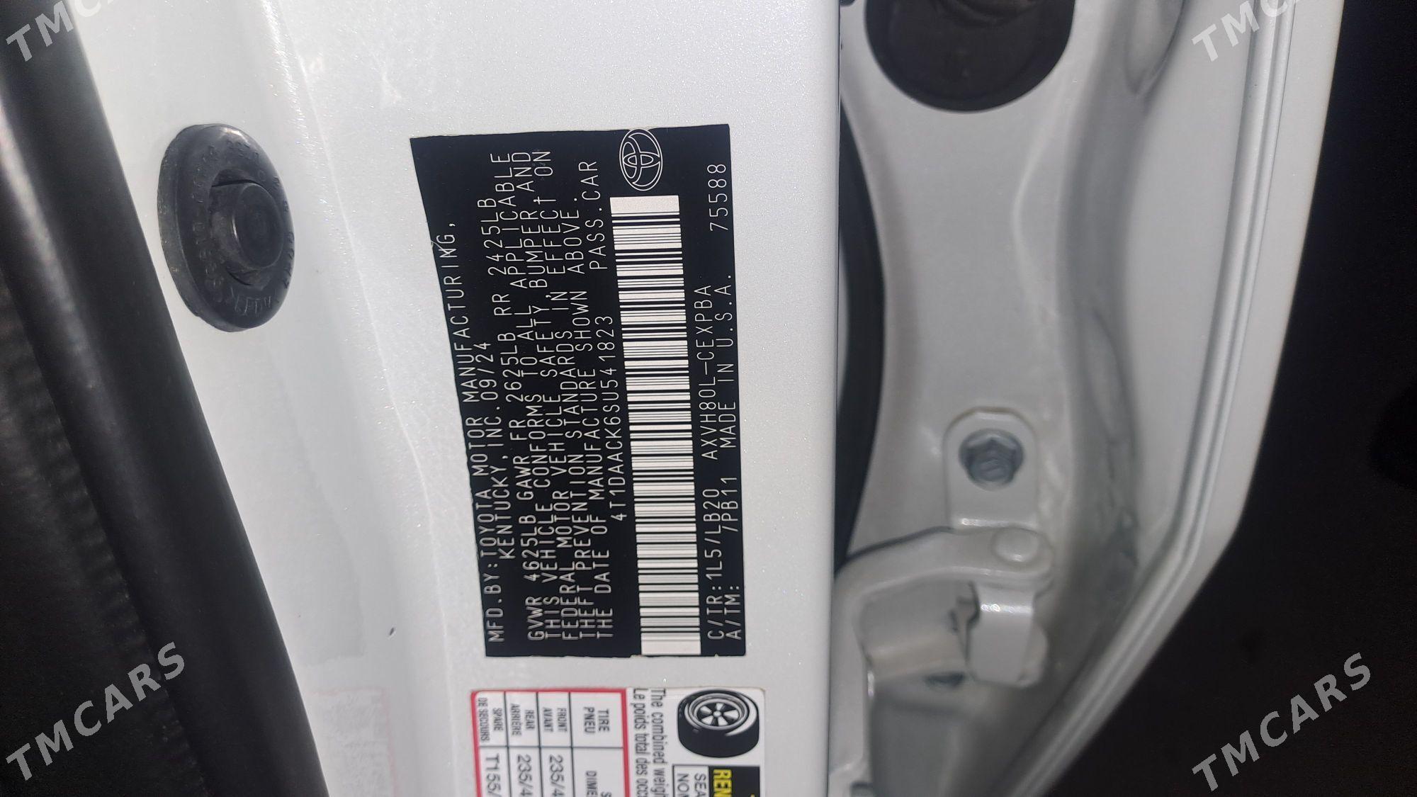 Toyota Camry 2024 - 550 000 TMT - Mary - img 2