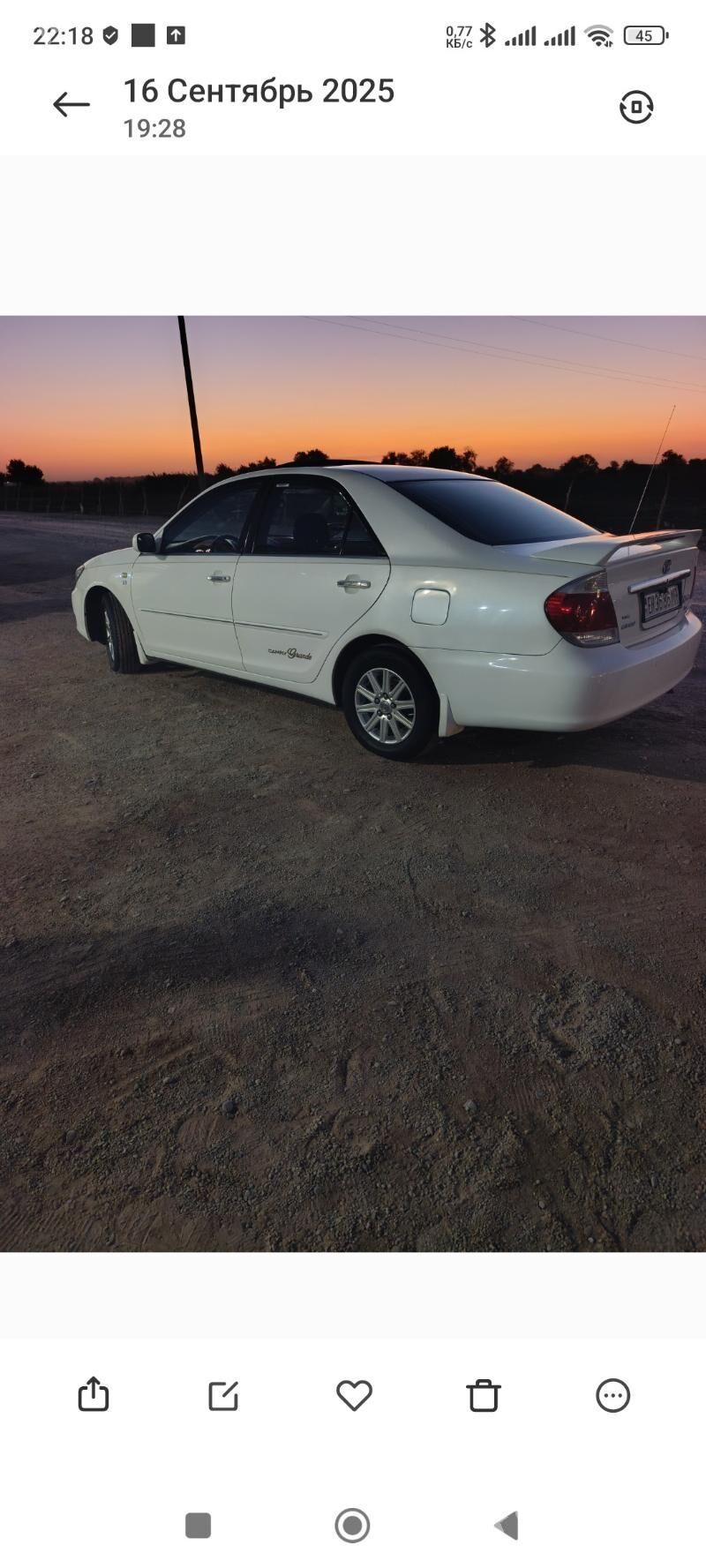 Toyota Camry 2003 - 195 000 TMT - Мары - img 7