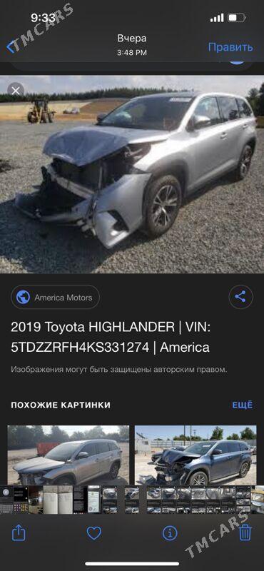 Toyota Highlander 2019 - 384 000 TMT - Мары - img 3