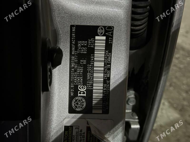 Toyota Corolla 2012 - 156 000 TMT - Ашхабад - img 8