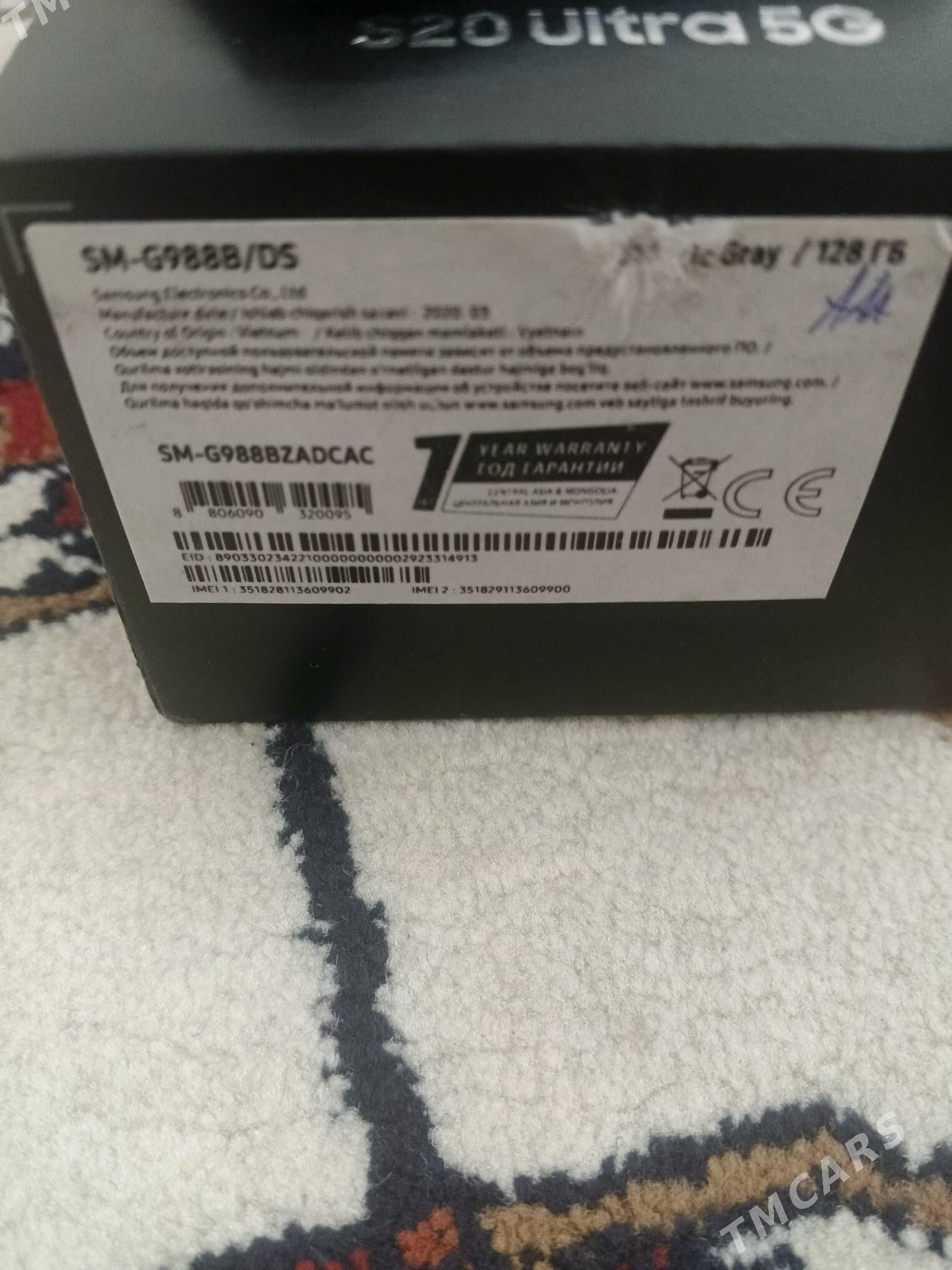 s20 ultra 12/128 - Aşgabat - img 2