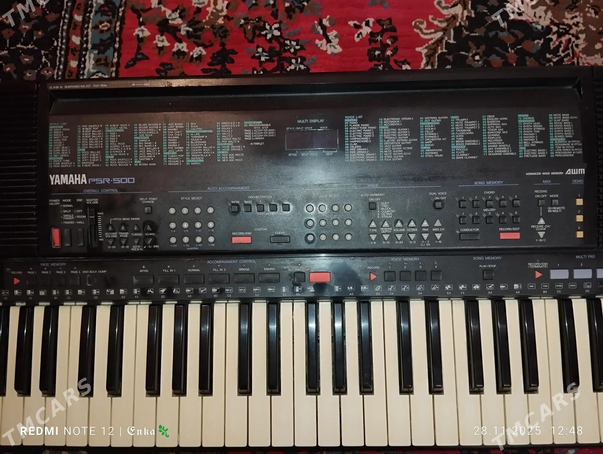 Yamaha PSR 500 - Мары - img 2