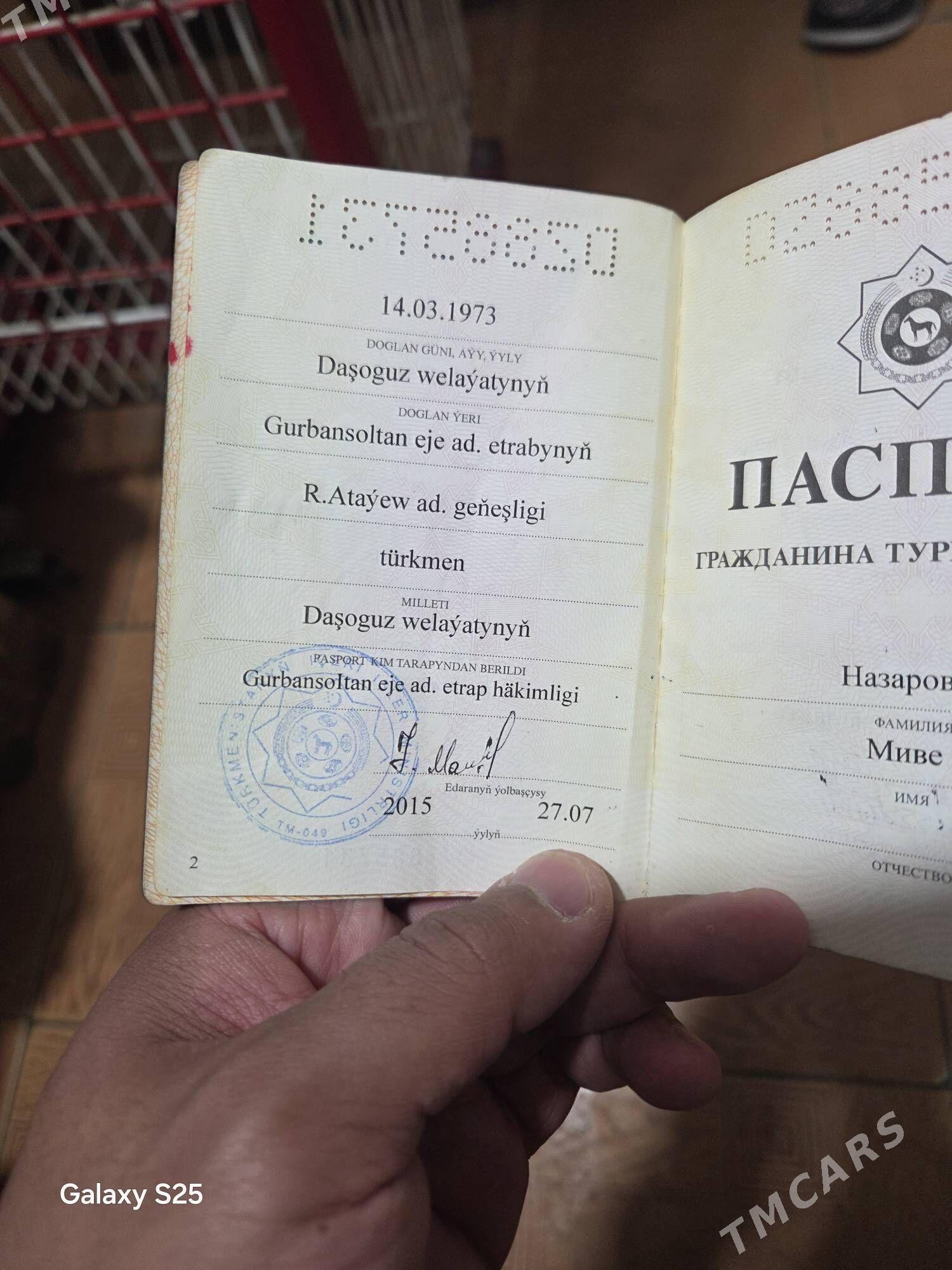 Pasport tapyldy dz - Ашхабад - img 2