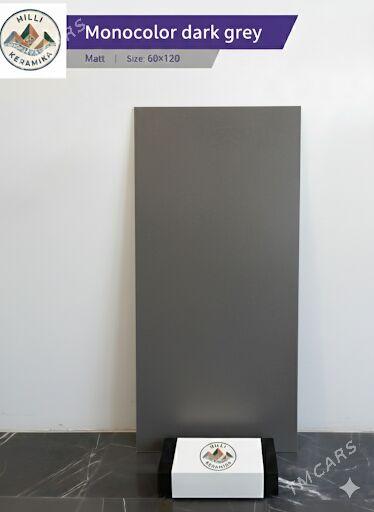60x120 Odnotonny sery kafel - Ашхабад - img 1