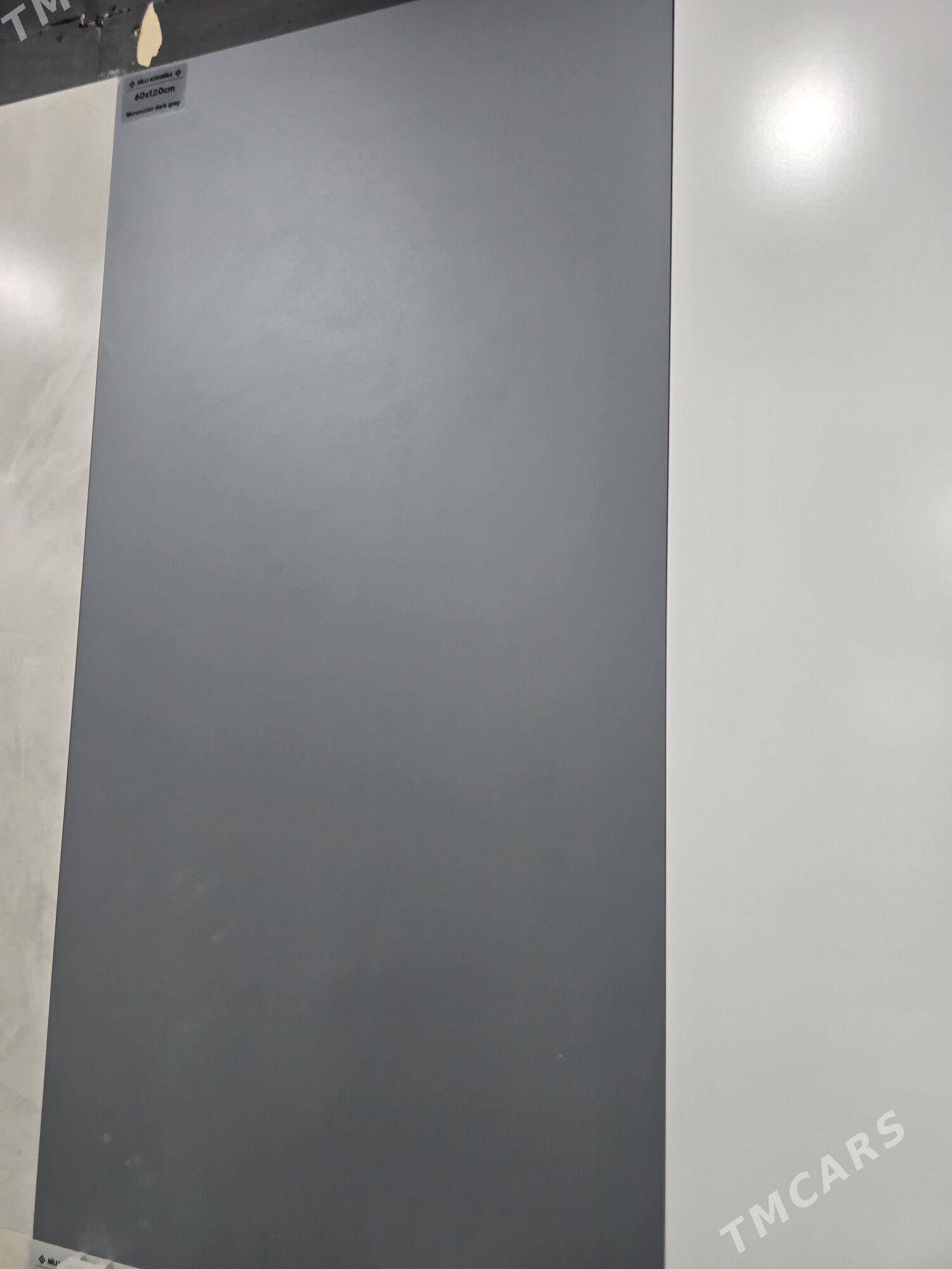 60x120 Odnotonny sery kafel - Ашхабад - img 2